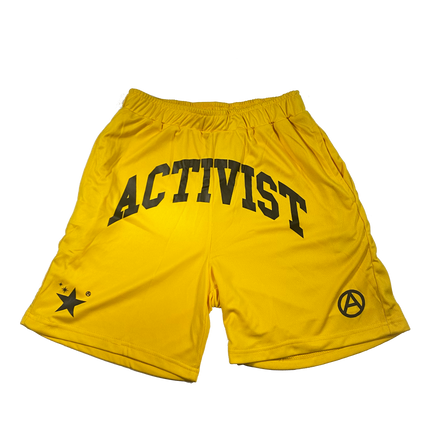 Mesh Shorts Yellow