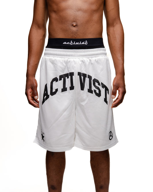 Mesh Shorts (White)