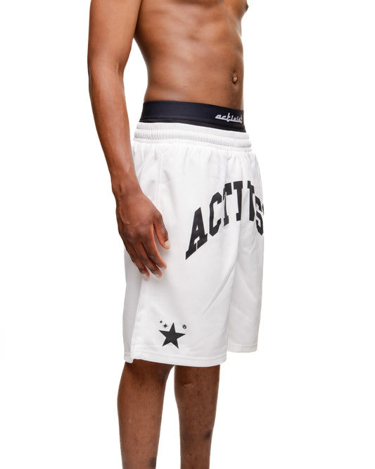 Mesh Shorts (White)