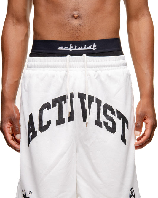 Mesh Shorts (White)